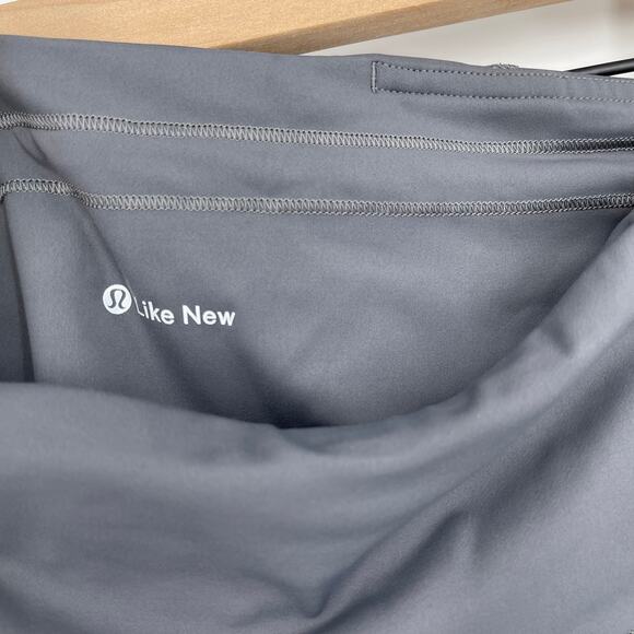 Lululemon Run Smoothly 7/8 Tight Titanium Gray Size 10 Nulux Mesh - Picture 9 of 12